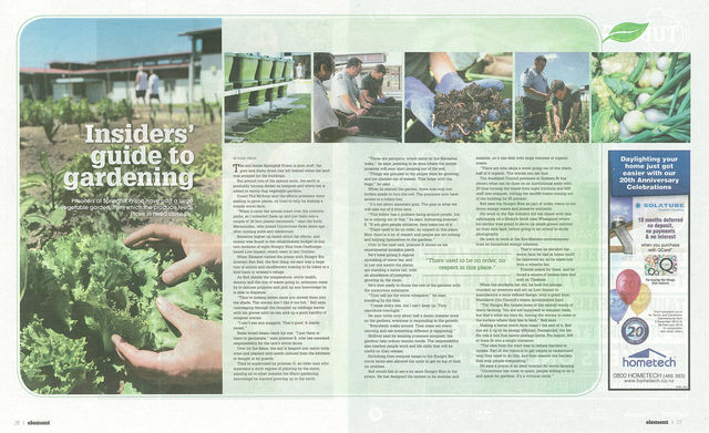 Hungry Bin Worm Farm - NZ Herald, Element magazine, 28 January 2013