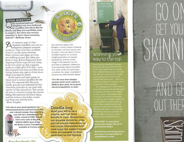 Hungry Bin Worm Farm - Good Magazine, Issue 21, Nov / Dec 2011